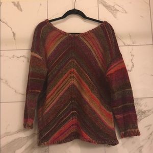 warm patterned sweater